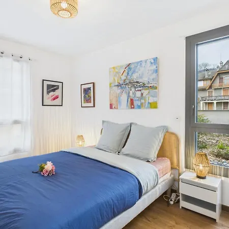 Chez Pam - De Standing, Vue Leman Apartman Évian-les-Bains